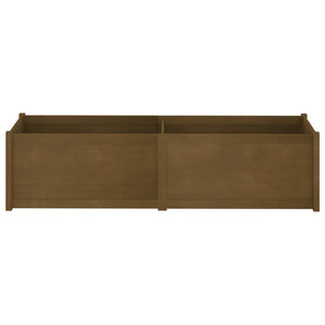 Pflanzkübel Honigbraun 200cm Kiefer Massivholz