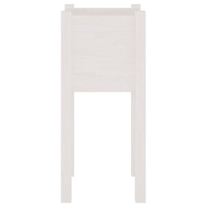 Pflanzkübel 2er Set Weiß Kiefer 31x70cm