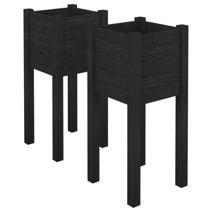Pflanzkübel Set, Kiefer Massivholz, 31x70cm