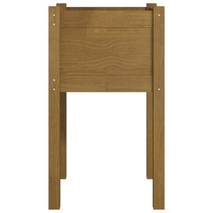 Pflanzkübel 2er Set Honigbraun 40x40x70cm