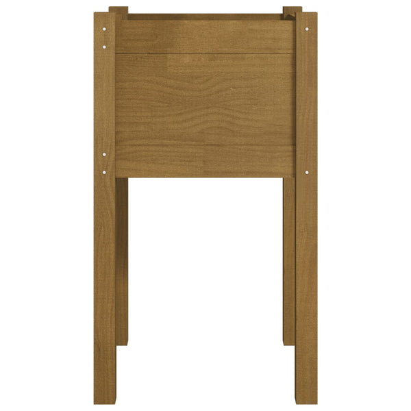 Pflanzkübel 2er Set Honigbraun 40x40x70cm