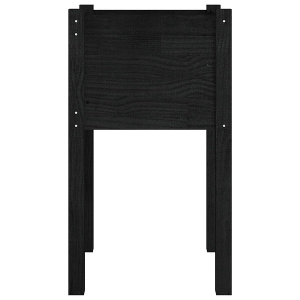 Pflanzkübel Schwarz 40x40x70cm 2er Set