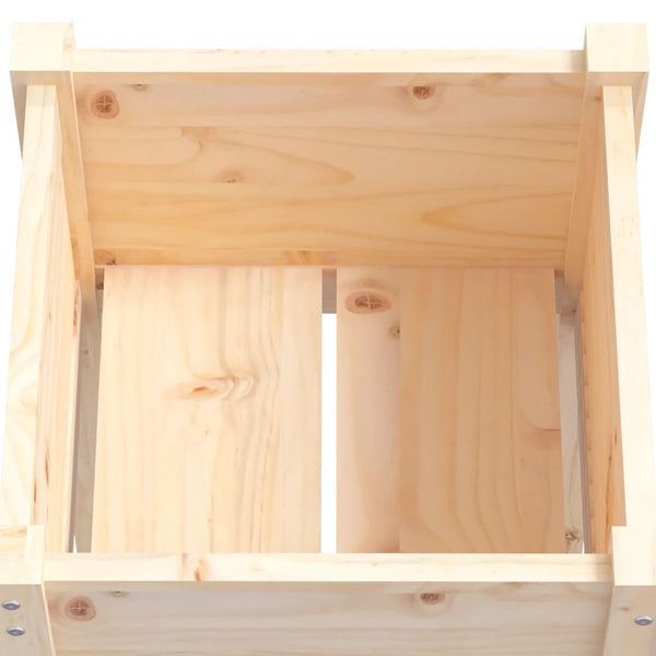 Pflanzkübel 2er Set 50x50x70cm Kiefernholz