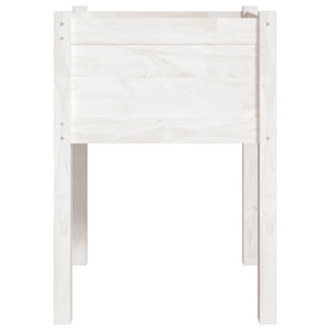 Pflanzkübel 2er Set Weiß 50x70cm Kiefernholz