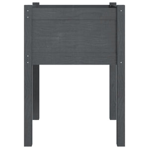 2er Set Pflanzkübel Grau 50x50x70cm