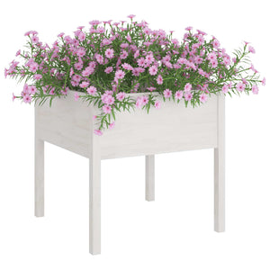 Pflanzkübel 2er Set Weiß 70x70x70cm
