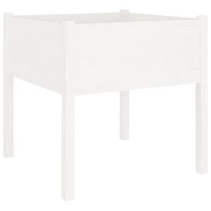 Pflanzkübel 2er Set Weiß 70x70x70cm