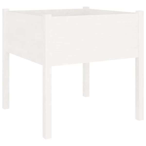 Pflanzkübel 2er Set Weiß 70x70x70cm