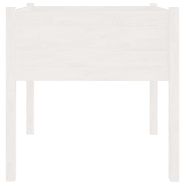 Pflanzkübel 2er Set Weiß 70x70x70cm