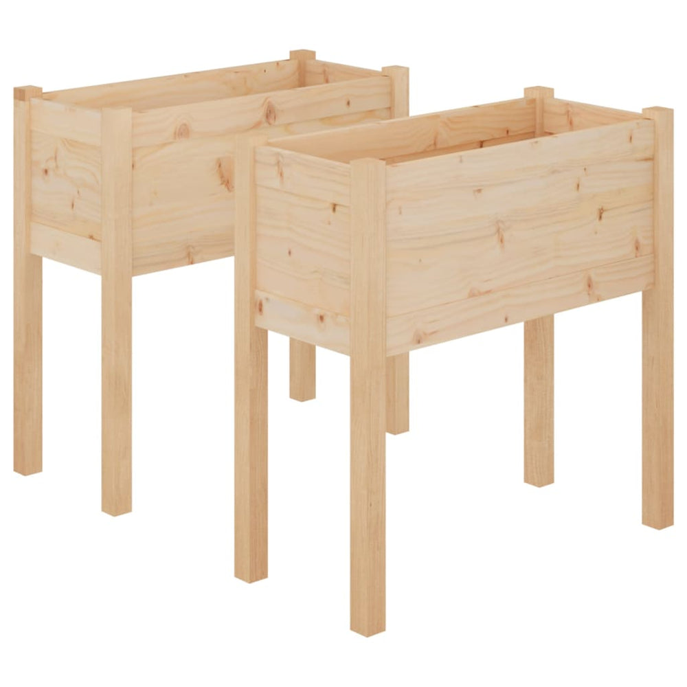 Pflanzkübel Kiefer 70cm 2er Set