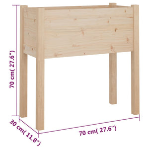 Pflanzkübel Kiefer 70cm 2er Set