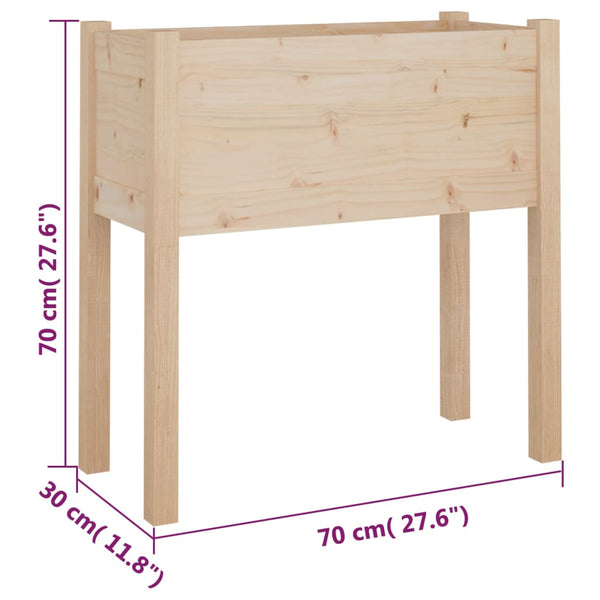 Pflanzkübel Kiefer 70cm 2er Set