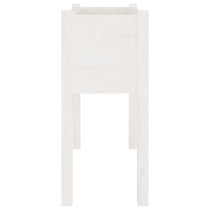 Pflanzkübel 2er Set Weiß Kiefer 70cm