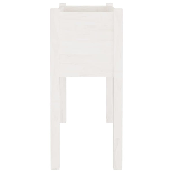 Pflanzkübel 2er Set Weiß Kiefer 70cm