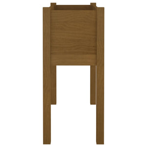Pflanzkübel 2er Set Honigbraun Kiefer 70cm