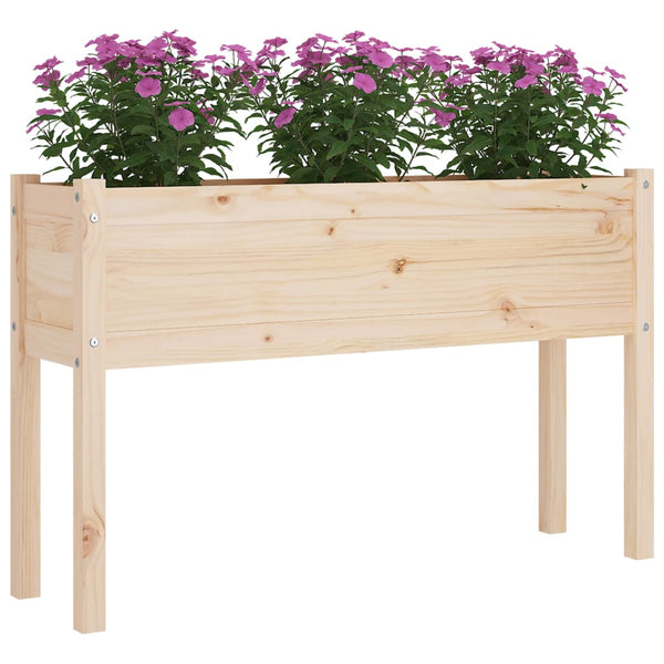 Holz Pflanzkübel 110x31x70 cm