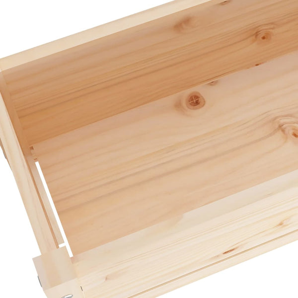 Holz Pflanzkübel 110x31x70 cm