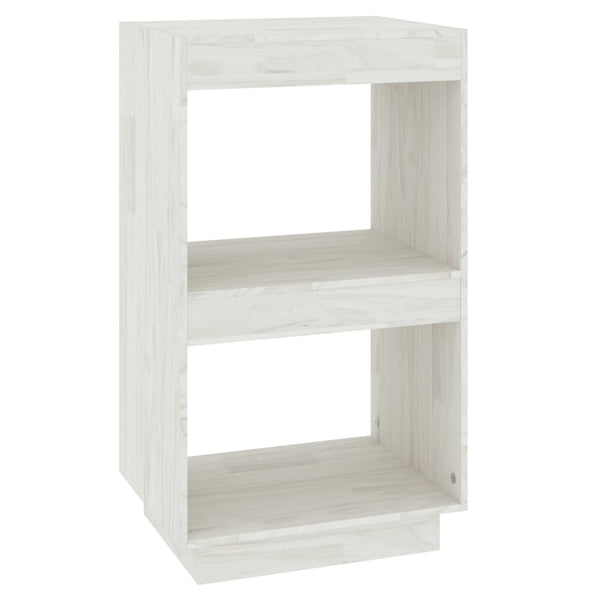 Weißes Bücherregal Kiefer Massivholz 40x71 cm