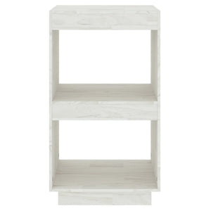 Weißes Bücherregal Kiefer Massivholz 40x71 cm