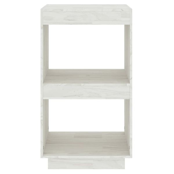 Weißes Bücherregal Kiefer Massivholz 40x71 cm