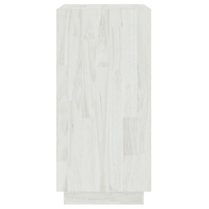 Weißes Bücherregal Kiefer Massivholz 40x71 cm