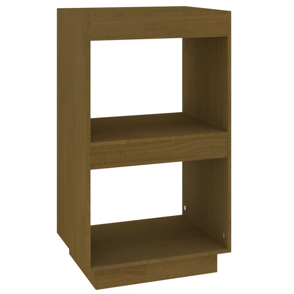 Honigbraunes Kiefer Bücherregal 40x71cm