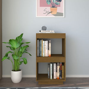 Honigbraunes Kiefer Bücherregal 40x71cm