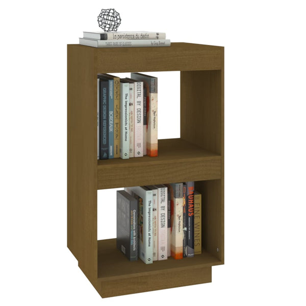 Honigbraunes Kiefer Bücherregal 40x71cm