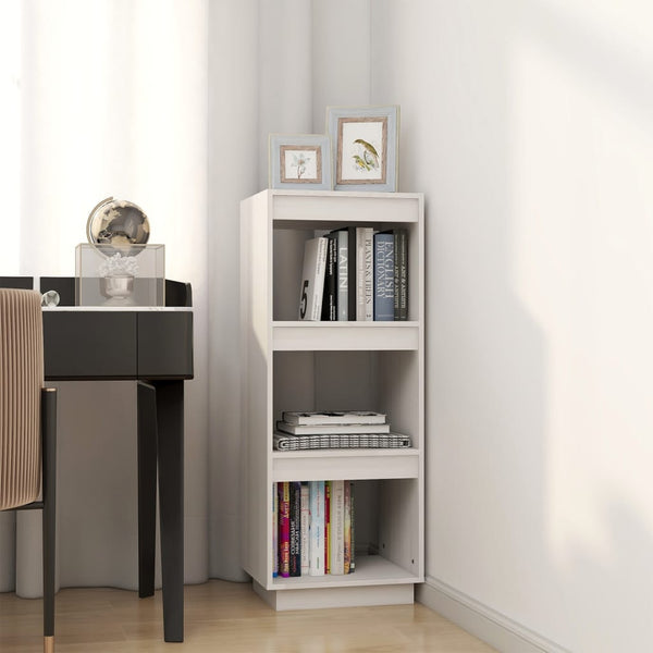 Weißes Kiefer Bücherregal/Raumteiler 40x103 cm