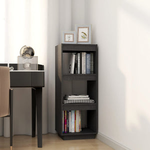 Graues Kiefer Bücherregal/Raumteiler 40x103 cm
