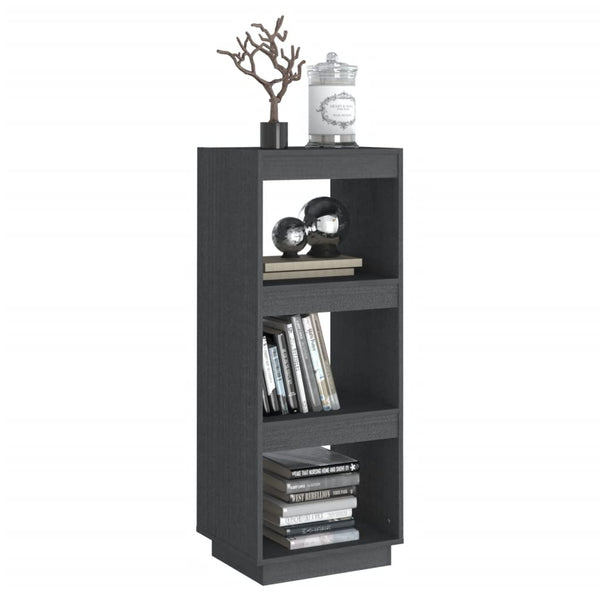 Graues Kiefer Bücherregal/Raumteiler 40x103 cm