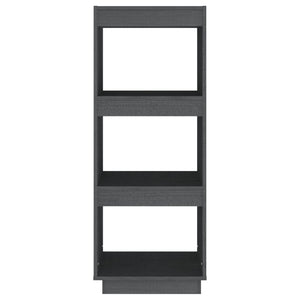 Graues Kiefer Bücherregal/Raumteiler 40x103 cm