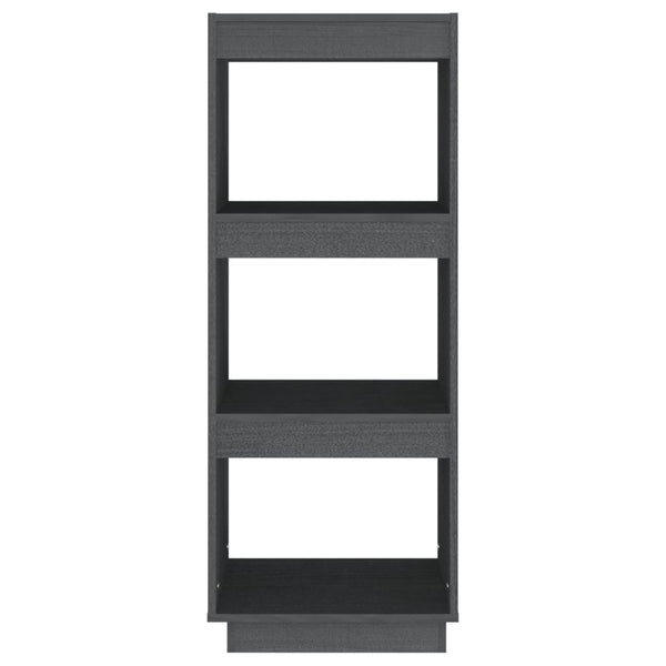 Graues Kiefer Bücherregal/Raumteiler 40x103 cm