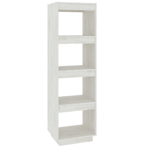 vidaXL Étagère/Séparateur de pièce blanc 40x35x135 cm Bois de pin massif