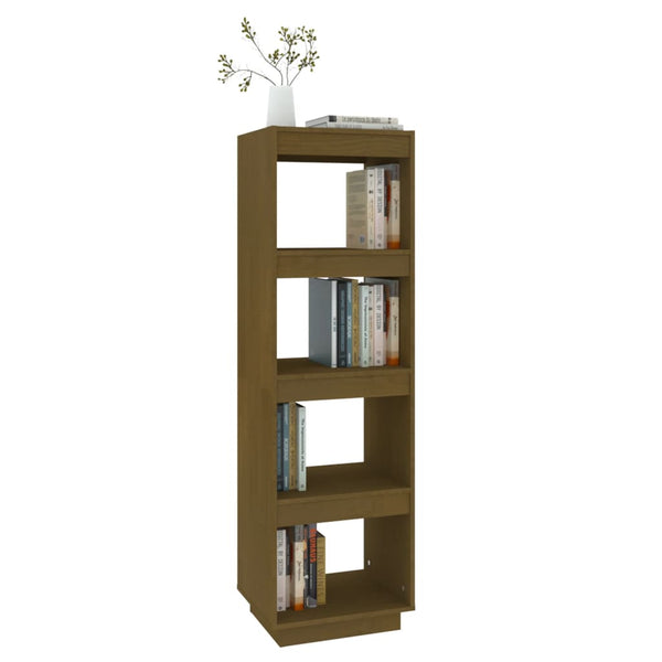 Honigbraunes Kiefer Bücherregal 40x35x135 cm