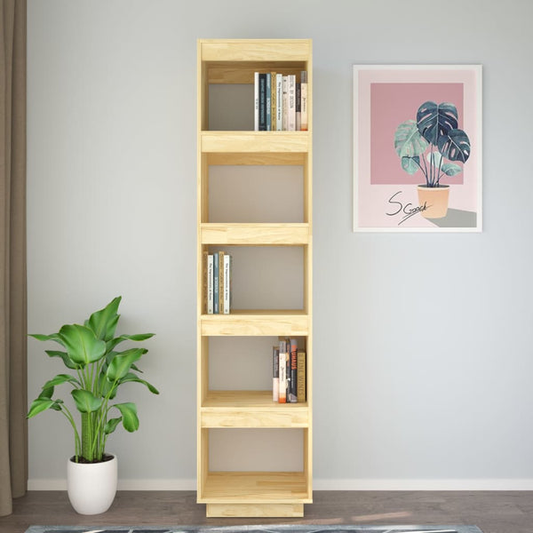 Massivholz Bücherregal Raumteiler Kiefer 167cm