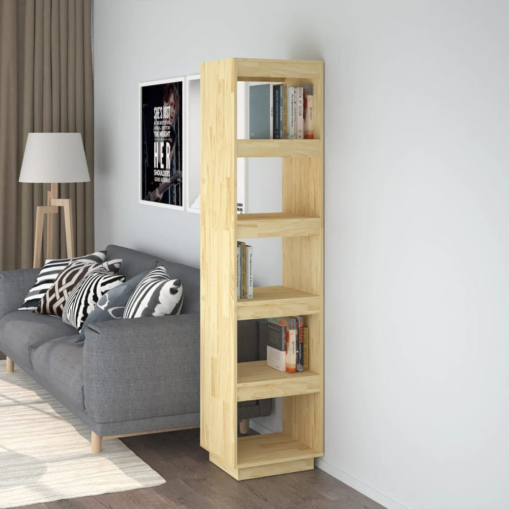 Massivholz Bücherregal Raumteiler Kiefer 167cm