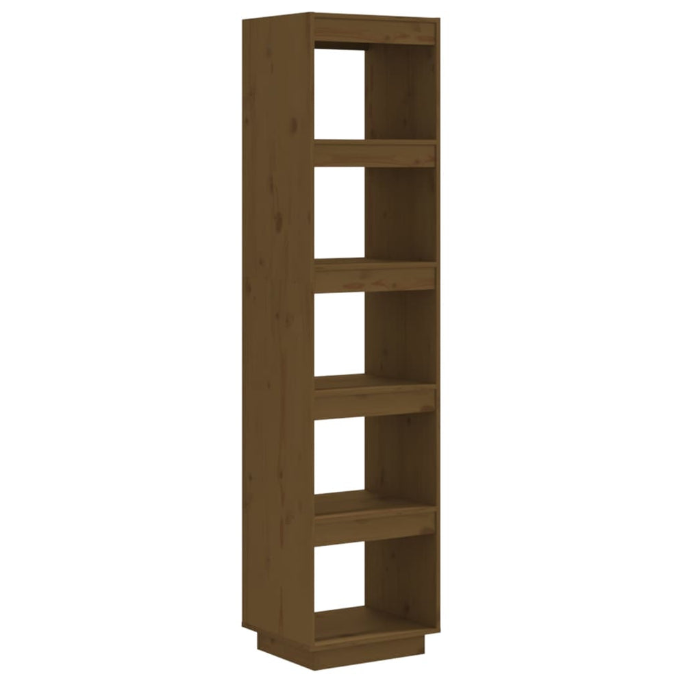 vidaXL Étagère/Séparateur de pièce marron miel 40x35x167 cm Bois de pin massif