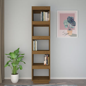 vidaXL Étagère/Séparateur de pièce marron miel 40x35x167 cm Bois de pin massif