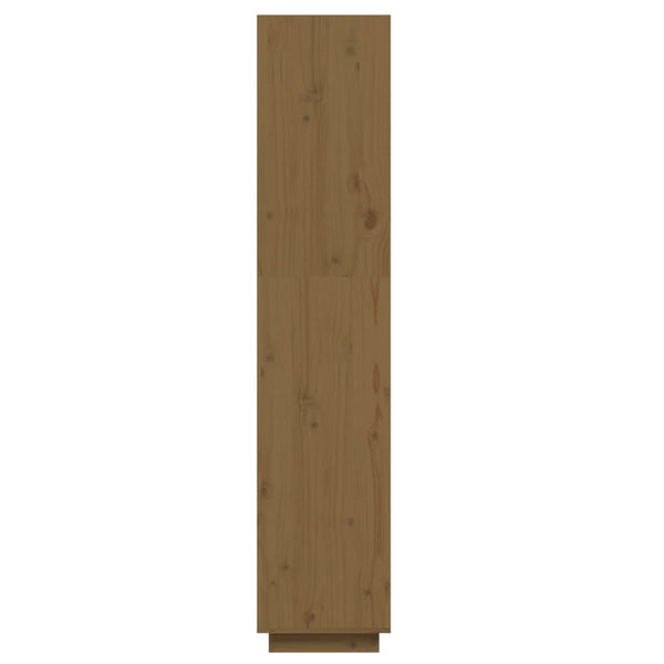 vidaXL Étagère/Séparateur de pièce marron miel 40x35x167 cm Bois de pin massif