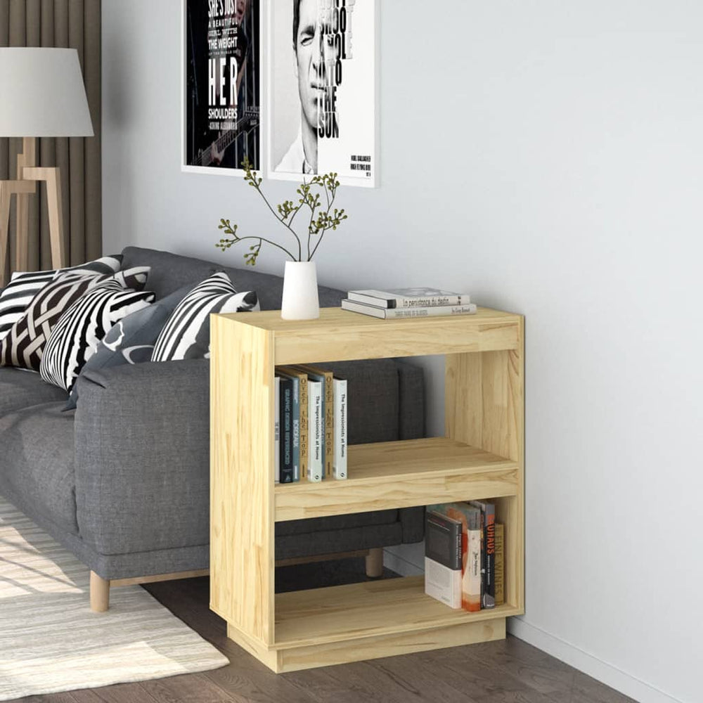 vidaXL Bibliothèque 60x35x71 cm Bois de pin massif