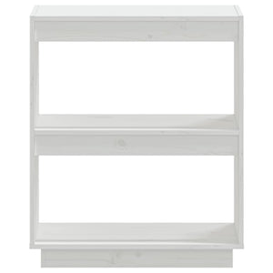Bücherregal Weiß Kiefer Massivholz 60x71 cm