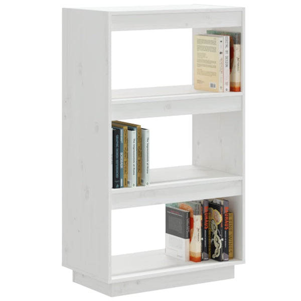 Weißes Bücherregal Kiefer Massivholz 60x103 cm