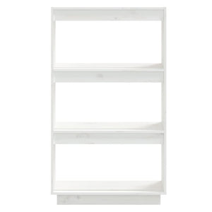 Weißes Bücherregal Kiefer Massivholz 60x103 cm