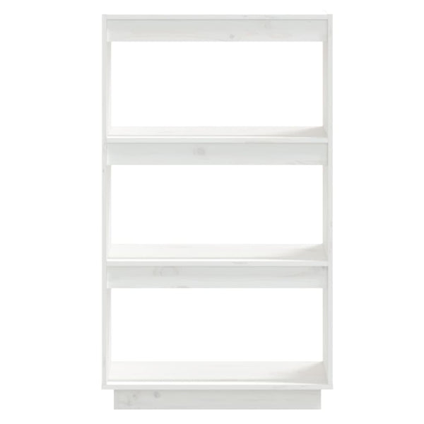 Weißes Bücherregal Kiefer Massivholz 60x103 cm