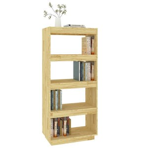 Massivholz Bücherregal Raumteiler Kiefer