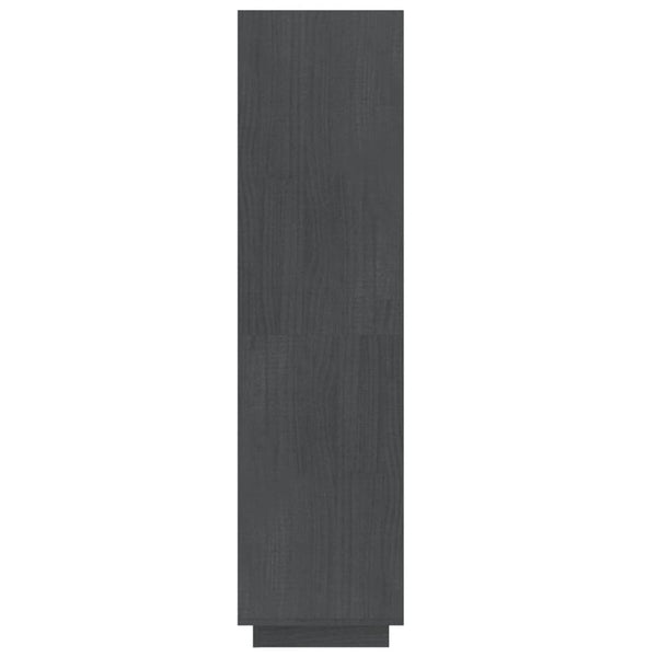 Graues Kiefer Bücherregal/Raumteiler 60x135cm