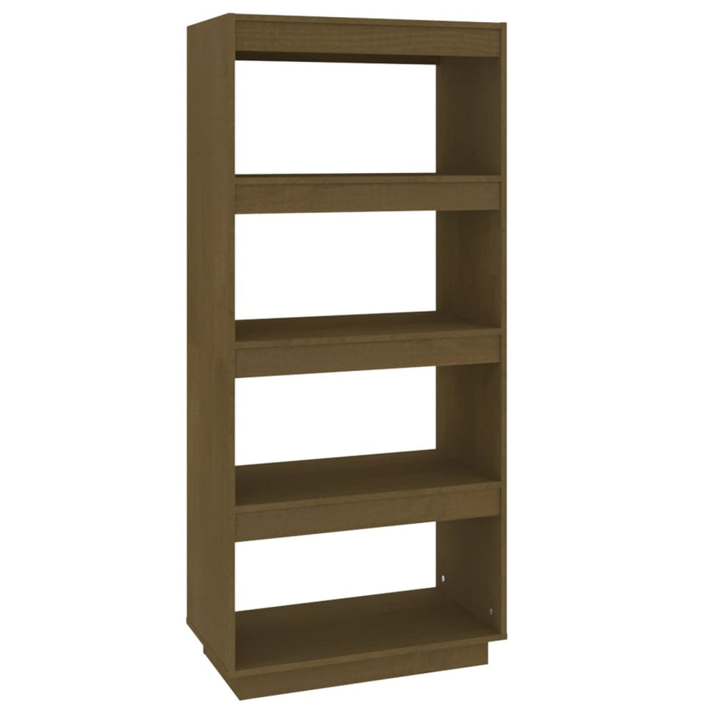 Bücherregal Honigbraun Kiefer Massivholz