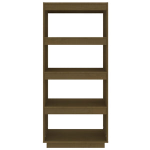 Bücherregal Honigbraun Kiefer Massivholz