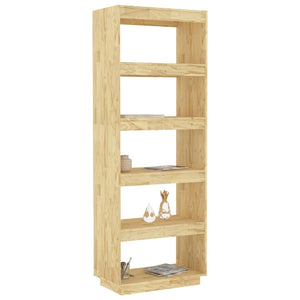 Massivholz Bücherregal Raumteiler Kiefer 167cm